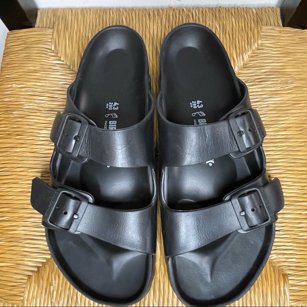 Birkenstock Arizona EVA, Black Size 10 Mens